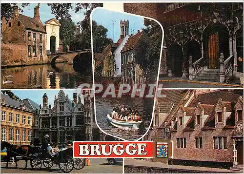 Moderne Karte Brugge bonjour