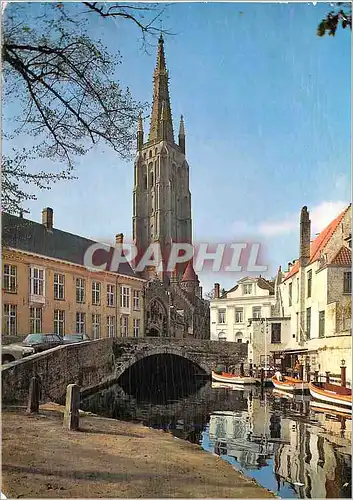 Cartes postales moderne Brugge l'eglise N D