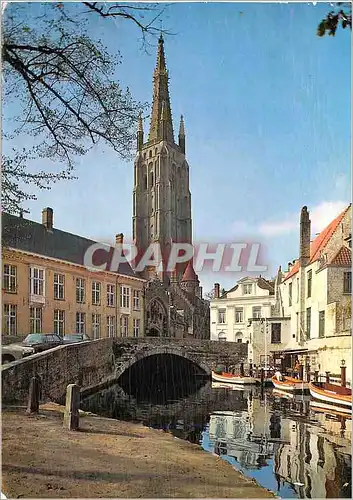 Moderne Karte Brugge l'eglise N D