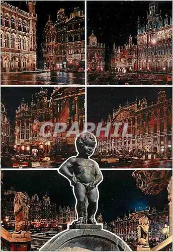 Moderne Karte Bruxelles souvenir