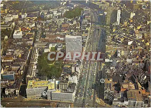 Cartes postales moderne the 27 storey building of the brussels hilton stands un the most elegant shopping center