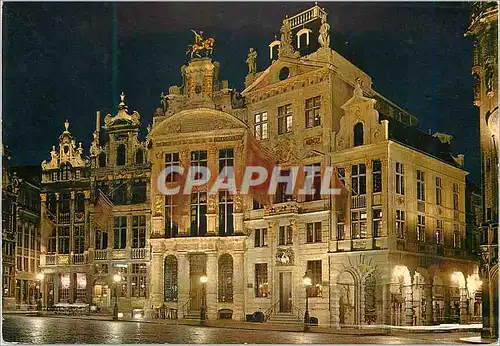 Cartes postales moderne Bruxelles grand place l'etoil le cygne l'arbre d'or