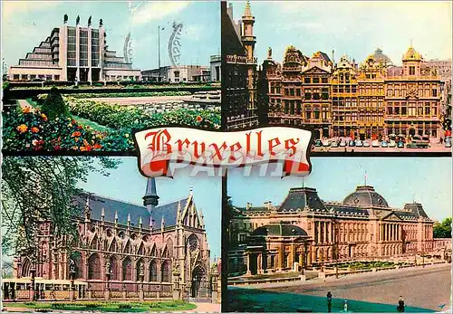 Moderne Karte Bruxelles souvenir