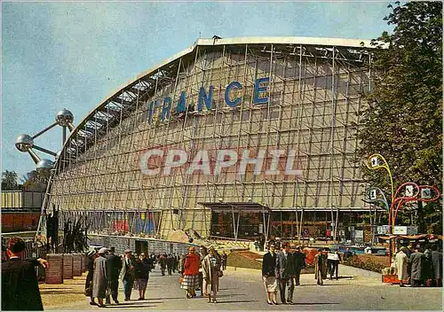 Cartes postales moderne France le pavillon de la France Atomium Bruxelles  Exposition unverselle de 1958