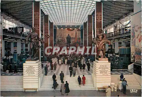 Moderne Karte Bruxelles exposition universelle et internationale de bruxelles 1958 URSS Russie Lenine