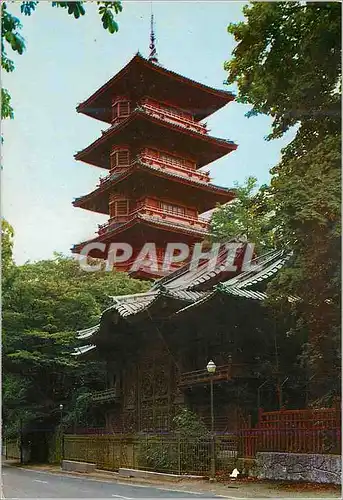 Moderne Karte Bruxelles la tour japonaise provenant de l'exposition de paris (1900)  Japon Nippon