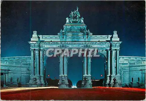 Cartes postales moderne Bruxelles parc et palais du cinquantenaire