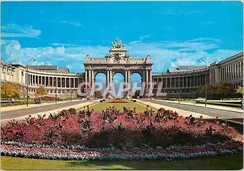 Moderne Karte Bruxelles les arcades du palais du cinquantenaire