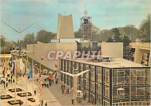 Cartes postales moderne Civitas dei eglise carillon electronique et pavillon Exposition universelle de Bruxelles 1958