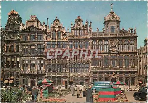 Cartes postales moderne Bruxelles grand place les maisons des comporation