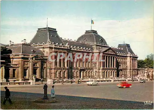 Moderne Karte Bruxelles palais du roi
