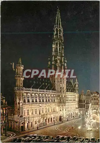 Moderne Karte Bruxelles grand place hotel de ville