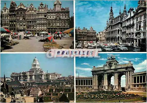 Cartes postales moderne Bruxelles grand place palais de justice cinquantenaire