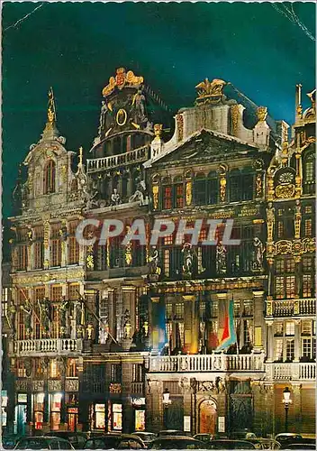 Moderne Karte Bruxelles un de la grand place