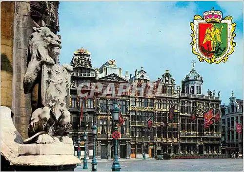 Cartes postales moderne Bruxelles maison des corporations du XVIIes Lion