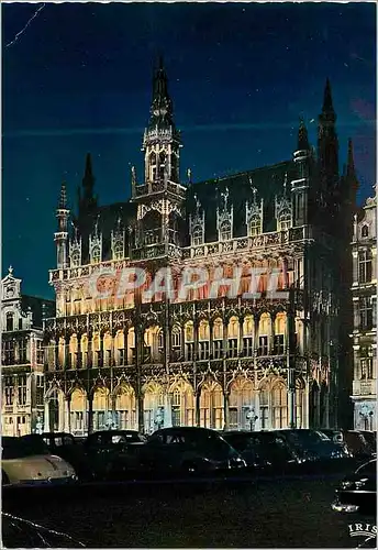 Moderne Karte Bruxelles illumination maison du roi