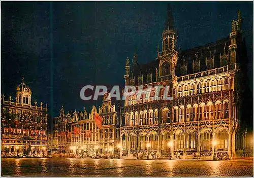 Cartes postales moderne Bruxelles grand place maison du roi d'espagne