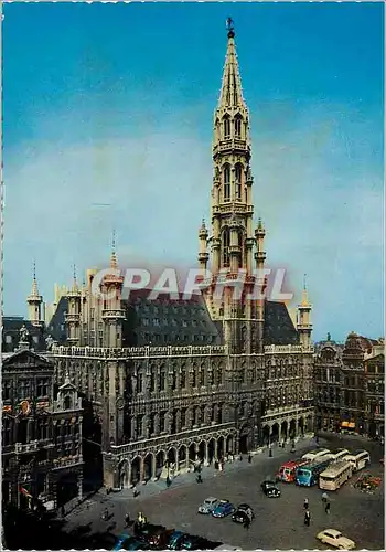 Moderne Karte Bruxelles grand place hotel de ville