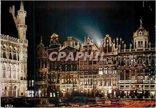 Cartes postales moderne Bruxelles illumination grand place