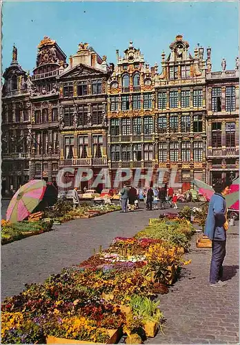 Cartes postales moderne Bruxelles un coin de la grand plce