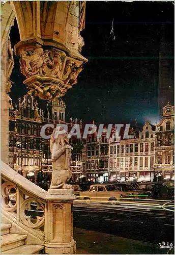 Cartes postales moderne Bruxelles illumination grand place