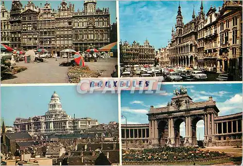 Cartes postales moderne Bruxelles grand place palais de justice