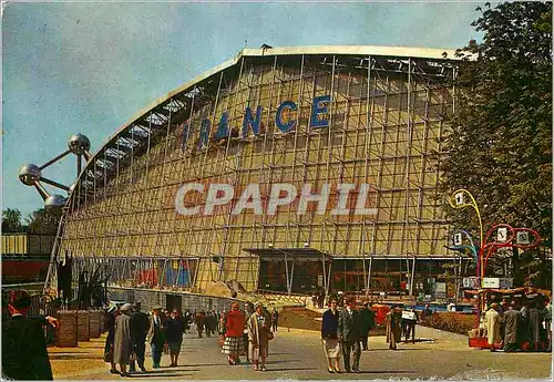 Cartes postales moderne le pavillons de la france face arriere Exposition universelle de Bruxelles 1958