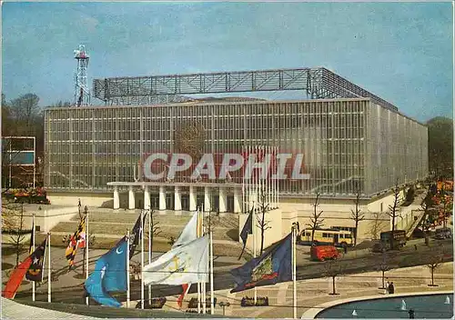 Moderne Karte Bruxelles pavillon de l'URSS Exposition universelle de Bruxelles 1958