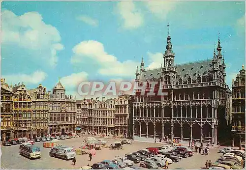 Moderne Karte Bruxelles grand place maison du roi