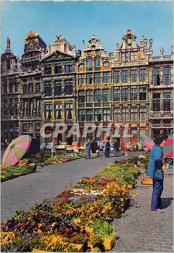 Cartes postales moderne Bruxelles un coin de la grand place