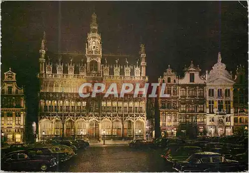 Moderne Karte Bruxelles grand place maison du roi