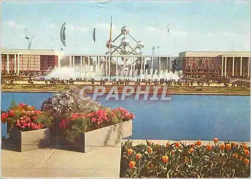 Cartes postales moderne Place et portique de belgique