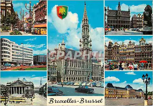 Moderne Karte Bruxelles un bonjour