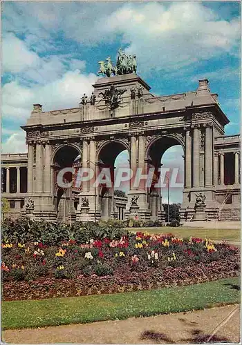 Moderne Karte Bruxelles arcade monumentale du cinquatenaire