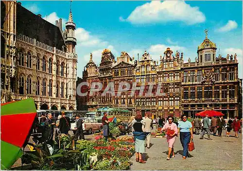 Moderne Karte Bruxelles grand place