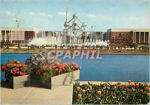 Moderne Karte Bruxelles portique de belgique Exposition universelle de Bruxelles 1958