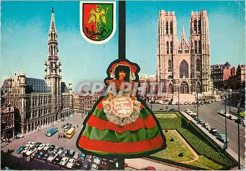 Moderne Karte Bruxelles souvenir