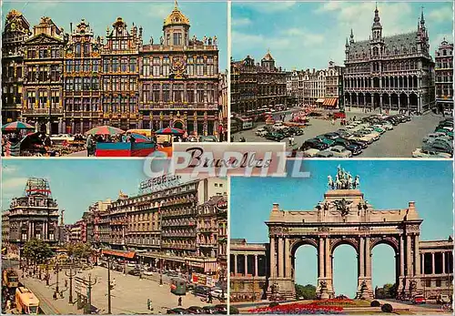 Cartes postales moderne Bruxelles vues generales