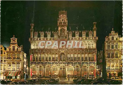 Moderne Karte Bruxelles grand place maison du roi