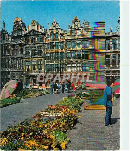 Cartes postales moderne Bruxelles a corner of the town square