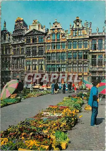 Cartes postales moderne Bruxelles un coin de la grand place