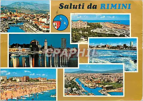 Moderne Karte Rimini