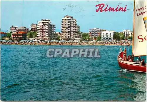 Cartes postales moderne Rimini hotels vue de la mer
