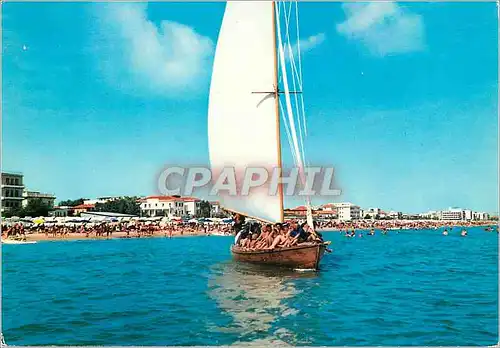 Moderne Karte Rimini miramare excursion en barque Bateau