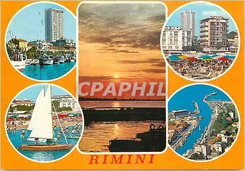 Moderne Karte Rimini