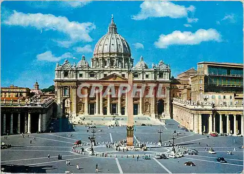 Cartes postales moderne Roma place saint pierre