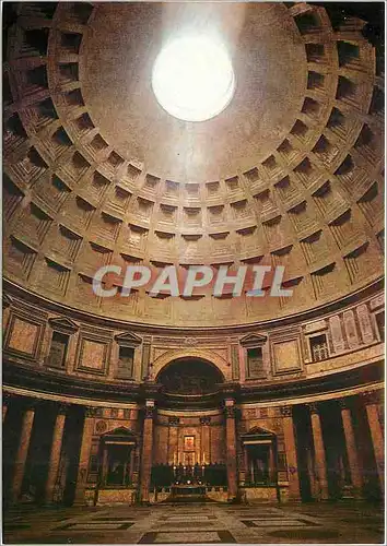 Moderne Karte Roma le pantheon interieur