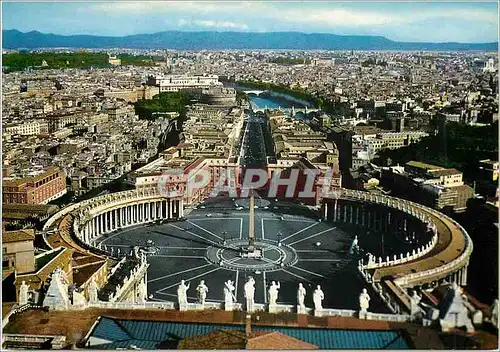 Cartes postales moderne Roma place saint pierre