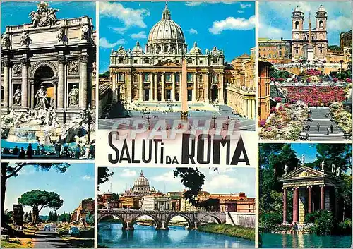 Cartes postales moderne Saluti da Roma