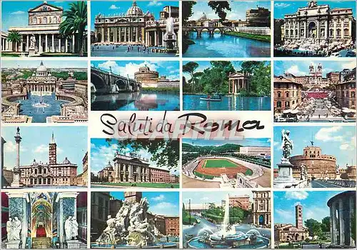 Cartes postales moderne Saluti da Roma